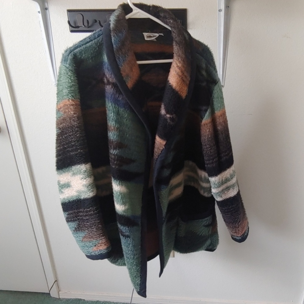 Multi-Colored 100% Fleece Sweater